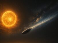 恒星間天体3I/ATLASの接近を受けて、恒星間天体の考察を行う画像