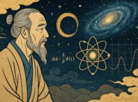 量子力学に近い哲学を考察している画像