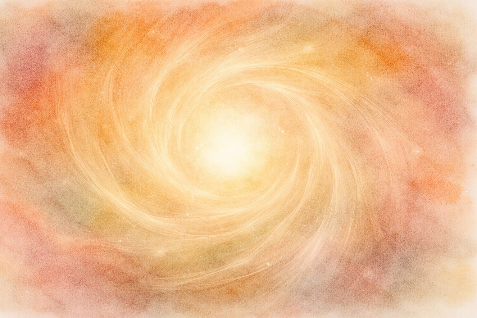 崩れゆく世界の中で、内側の秩序が保たれている生命のイメージ