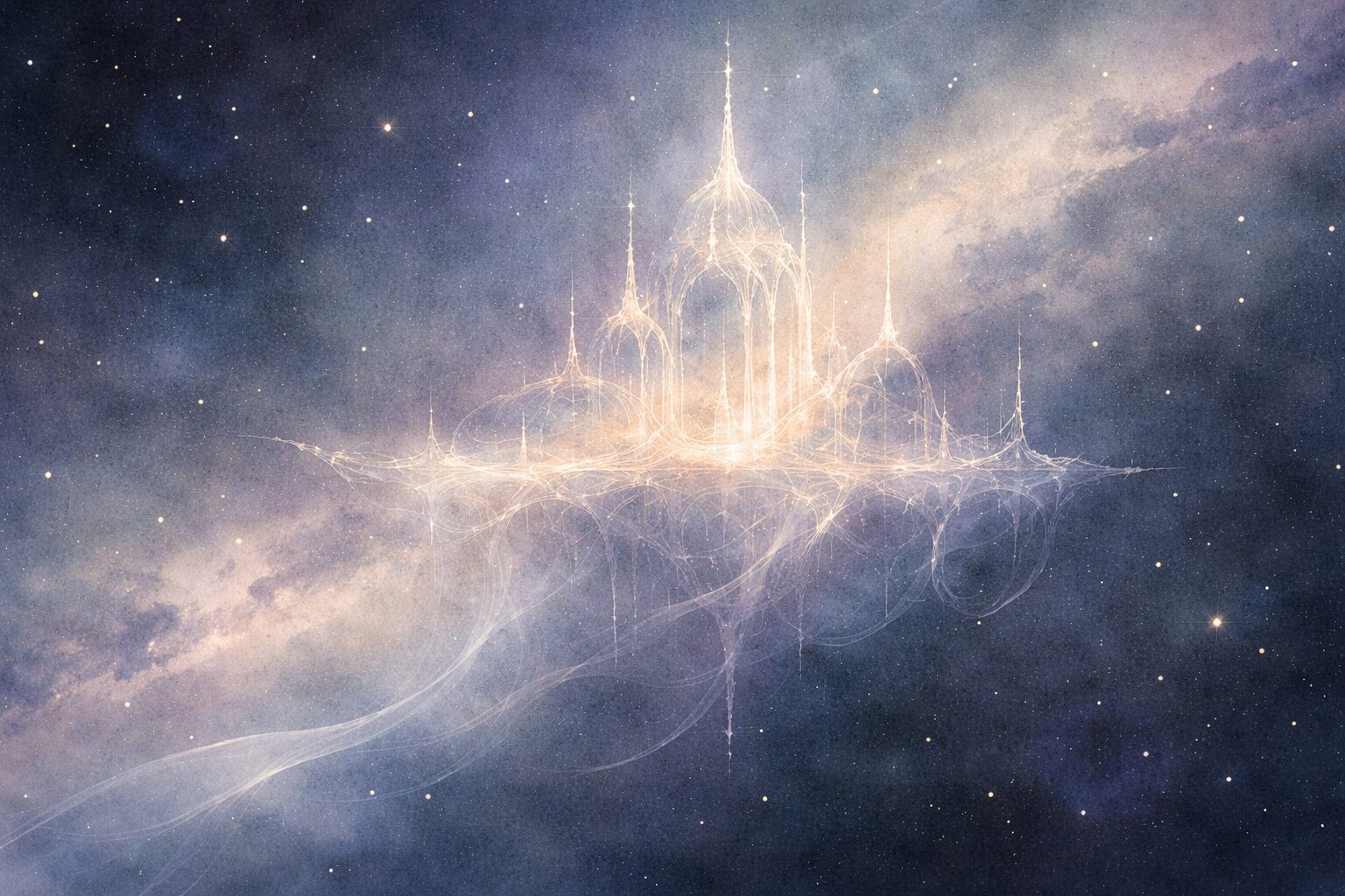 壊れやすいからこそ美しい秩序を象徴するイラスト