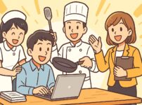 いろいろな職業で楽しく働いている人々の画像