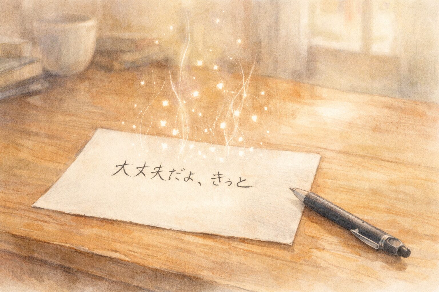 発したことばの不安を打ち消すイラスト